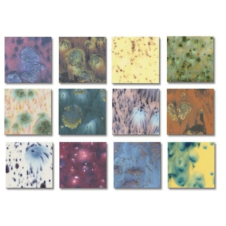 Sax True Flow Crystal Magic Glazes, 4 Ounces Each, Assorted Colors